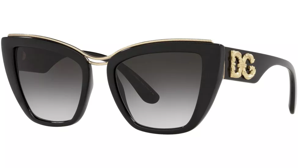 Dolce & Gabbana DG6144 (501/8G) 54 | Kadın Siyah Güneş Gözlüğü
